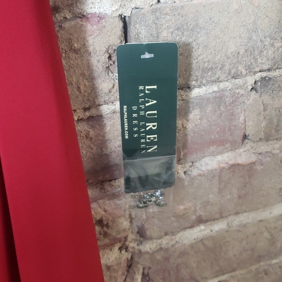 Lauren Ralph Lauren red dress ladies size 12 NWT - Picture 5 of 7